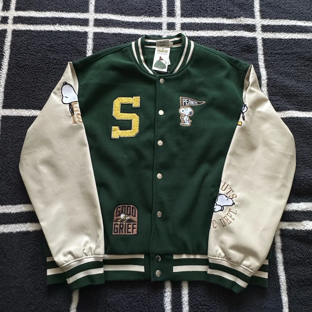 Aéropostale Peanuts Snoopy Varsity Jacket - Picture 1 of 9